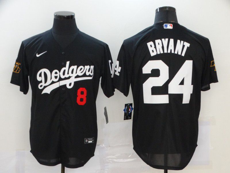 Men Los Angeles Dodgers 24 Bryant Black Game 2020 MLB Nike Jerseys